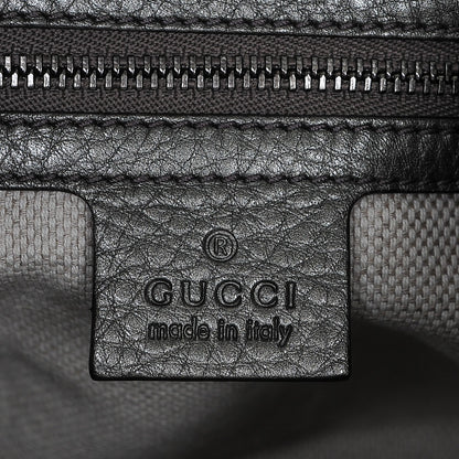 Gucci Metallic Pebbled Calfskin Medium Soho Chain Shoulder Bag Sasso 6 of 7