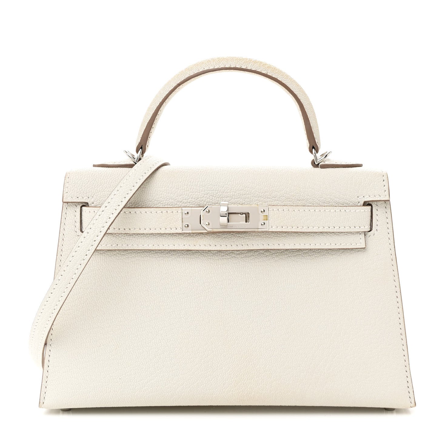 Chevre Mysore Mini Kelly Sellier 20 Mushroom