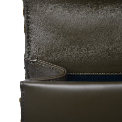 Gucci Velvet Moon Calfskin Crystal GG Monogram Small Dionysus Shoulder Bag Dark Olive Rose Gold 11 of 11