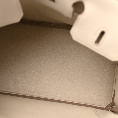 Hermes Togo Birkin 25 Beton 5 of 13