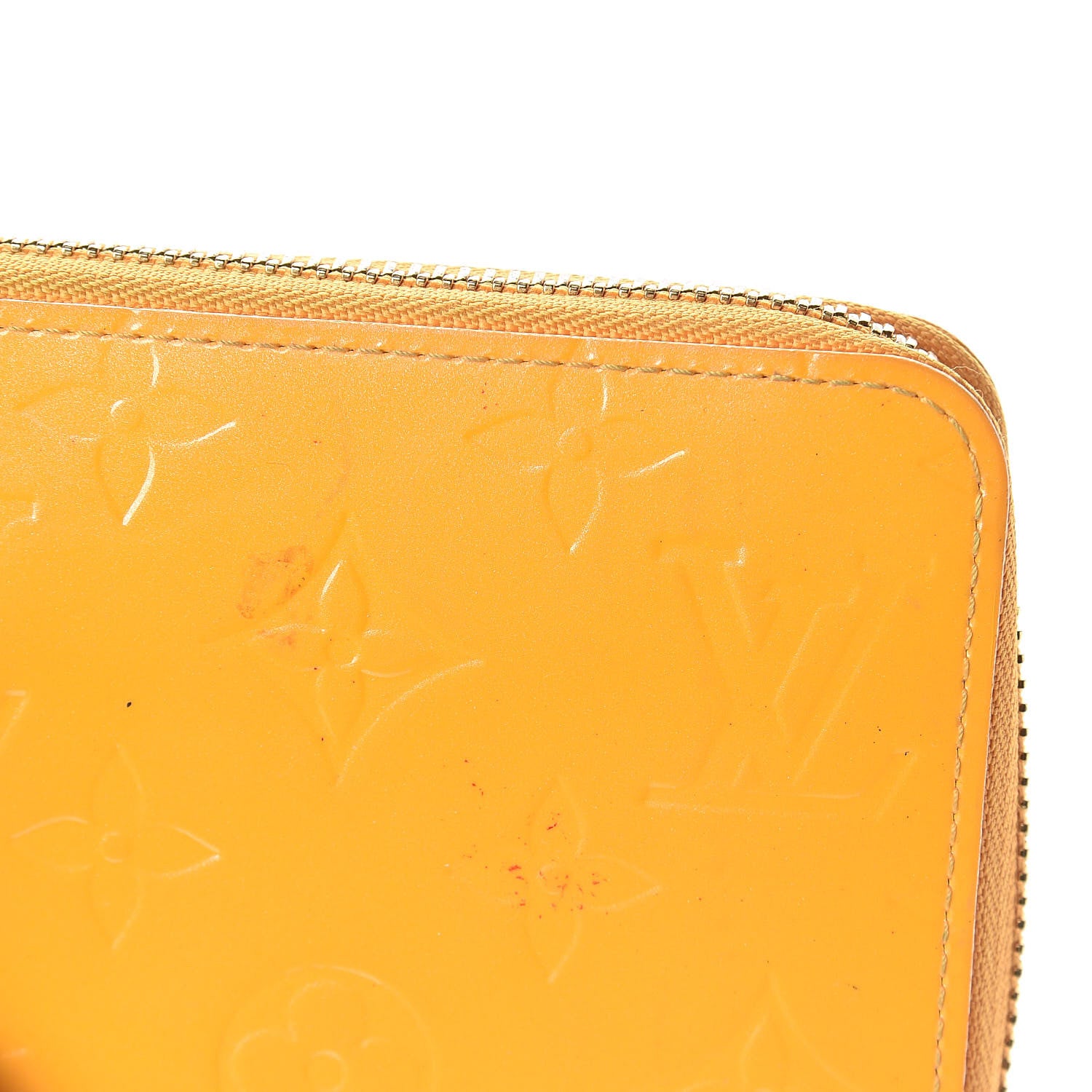Louis Vuitton Vernis Zippy Wallet Jaune Passion 7 of 8