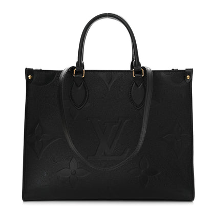 Louis Vuitton Empreinte Monogram Giant Onthego MM Black 1 of 12