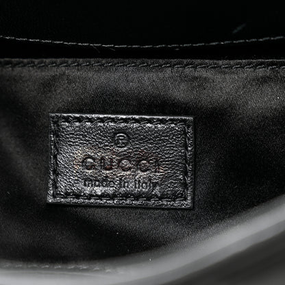 Gucci Nappa Vertical Matelasse Small Maxi Horsebit Chain Shoulder Bag Black 6 of 12