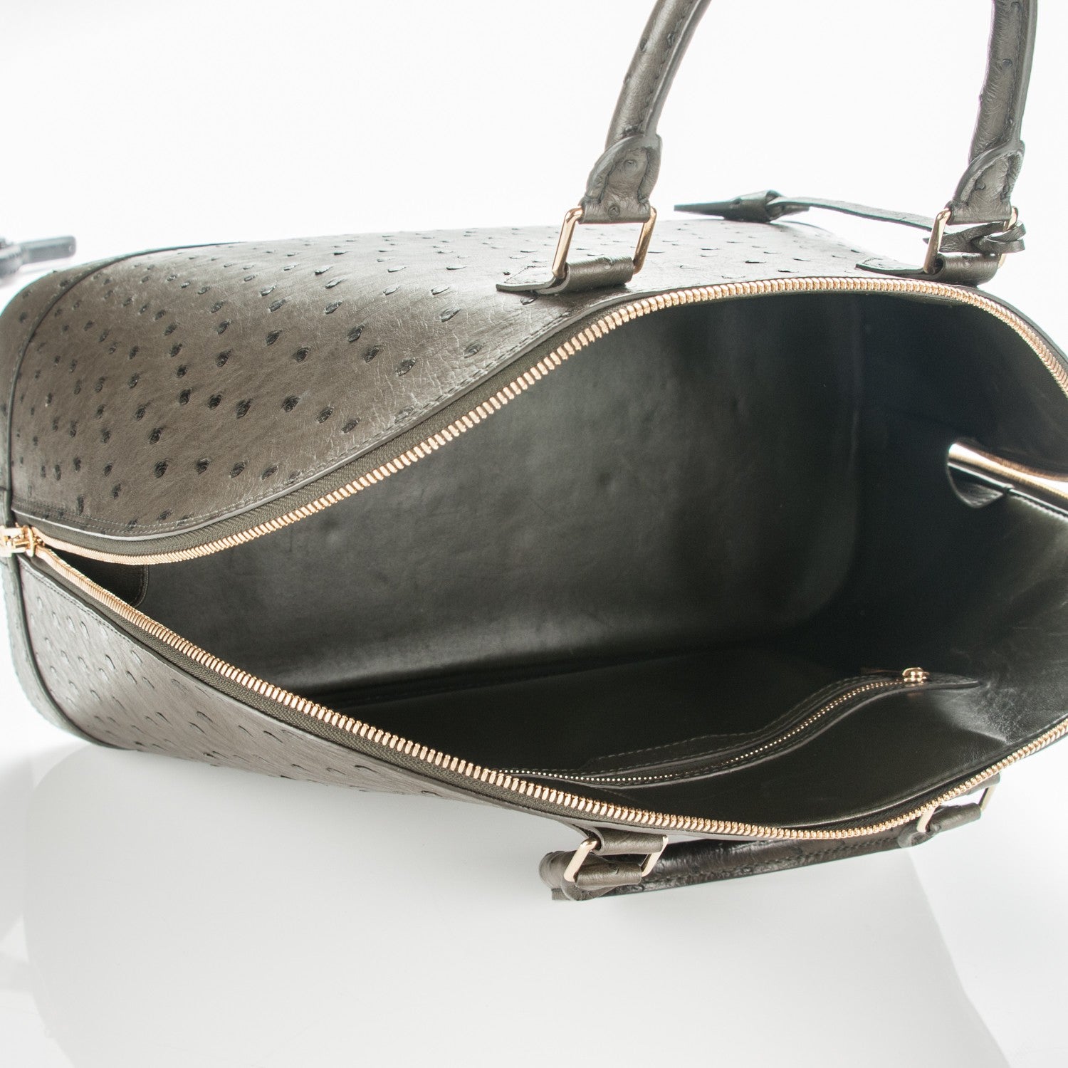 Louis Vuitton Ostrich Alma GM Olive 5 of 7