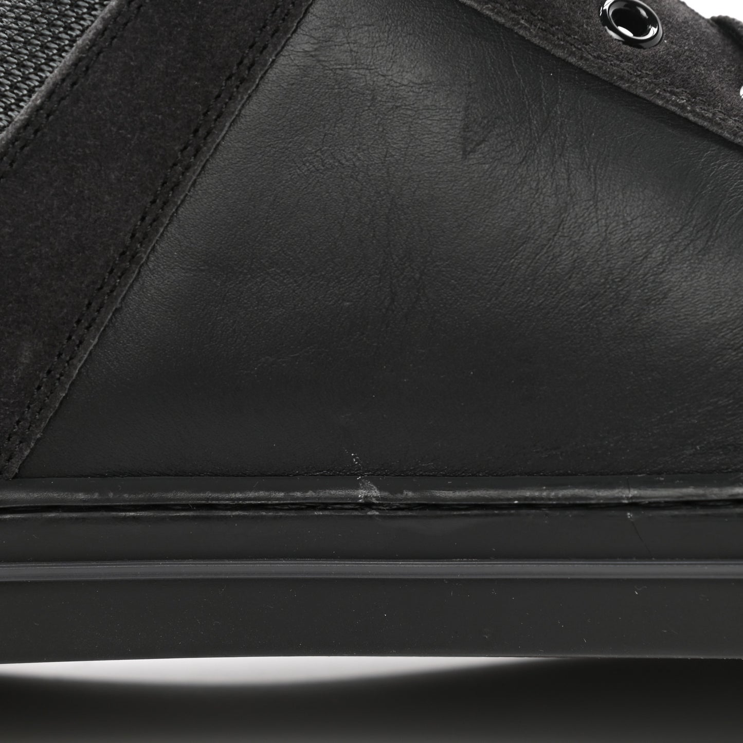 Suede Calfskin Dream On Low Top Sneakers 9 Black Green