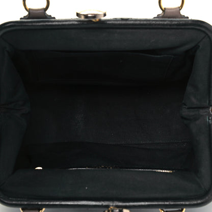 Marc Jacobs Lambskin Quilted Mini Colorblock Manhattan Stam Black Concrete 4 of 9