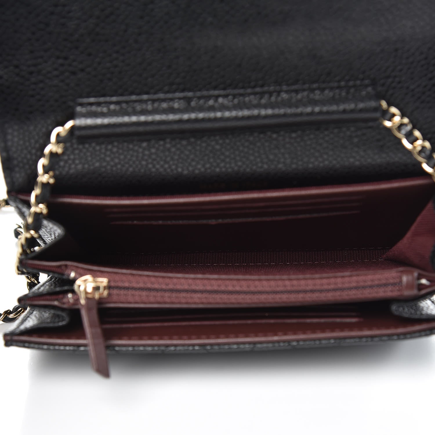 Chanel Caviar Quilted Classic Clutch With Chain Black 5 of 8