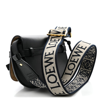 Loewe Calfskin Jacquard Mini Gate Dual Bag Black 3 of 9