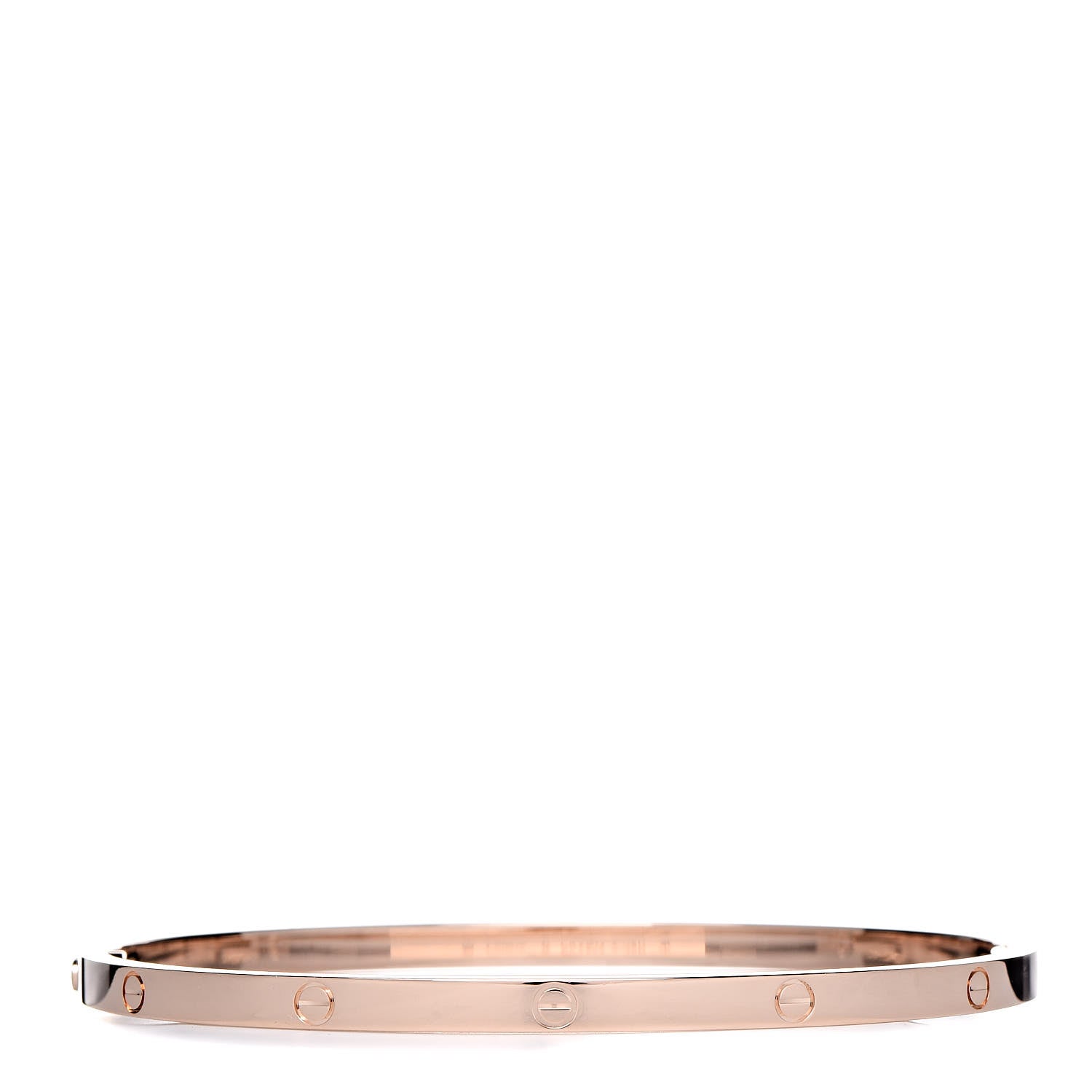 Cartier 18K Pink Gold Small LOVE Bracelet 19 3 of 4