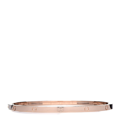 Cartier 18K Pink Gold Small LOVE Bracelet 19 3 of 4