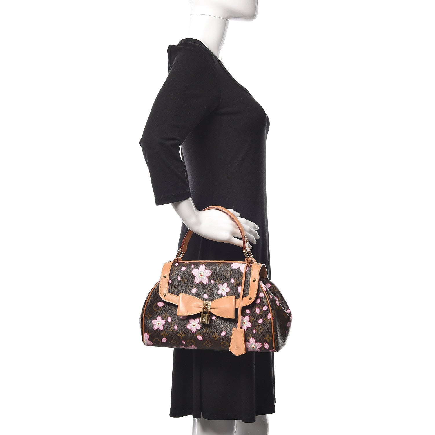 Louis Vuitton Monogram Cherry Blossom Sac Retro Bag Brown 2 of 11