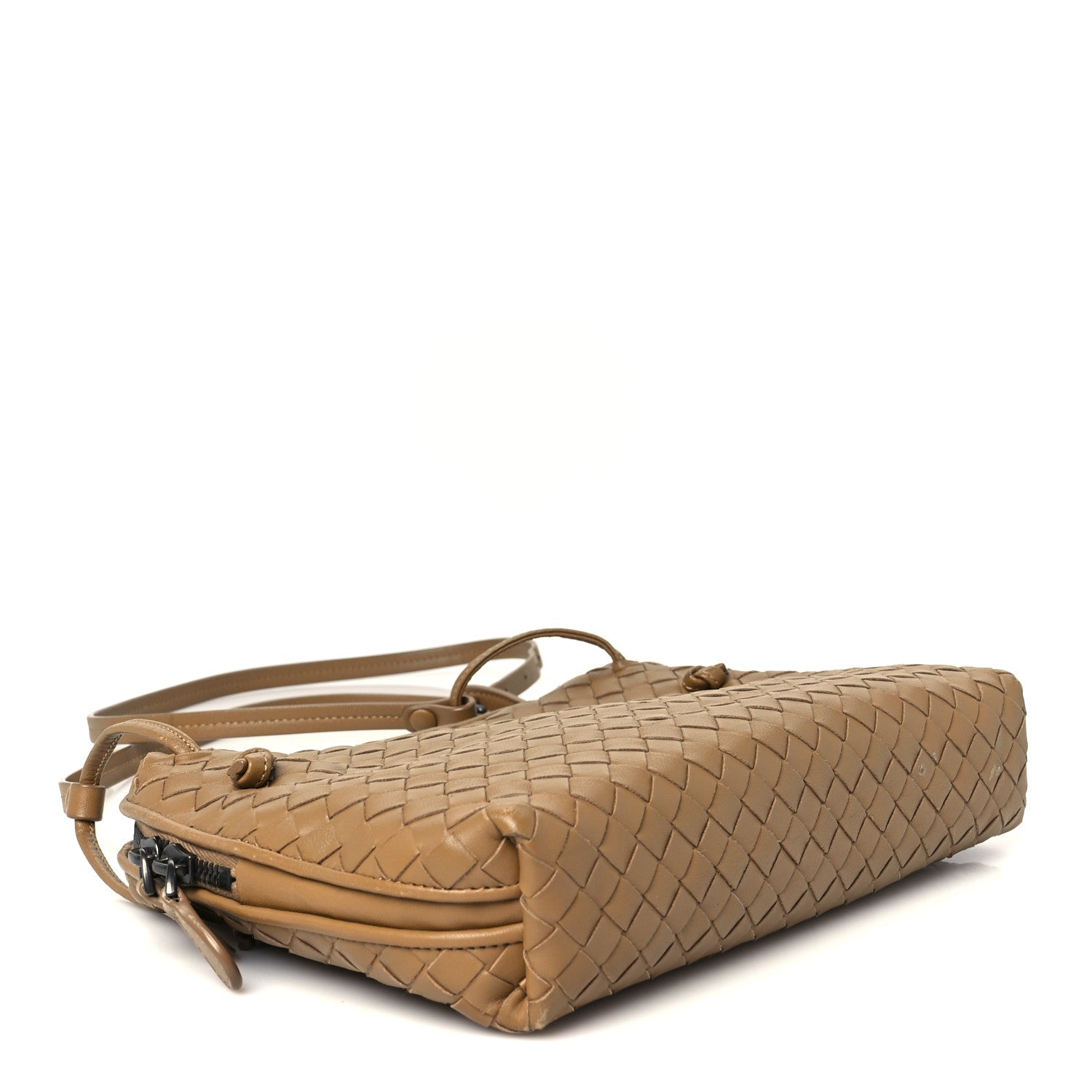 Bottega Veneta Nappa Intrecciato Nodini Crossbody Messenger Chene 4 of 11