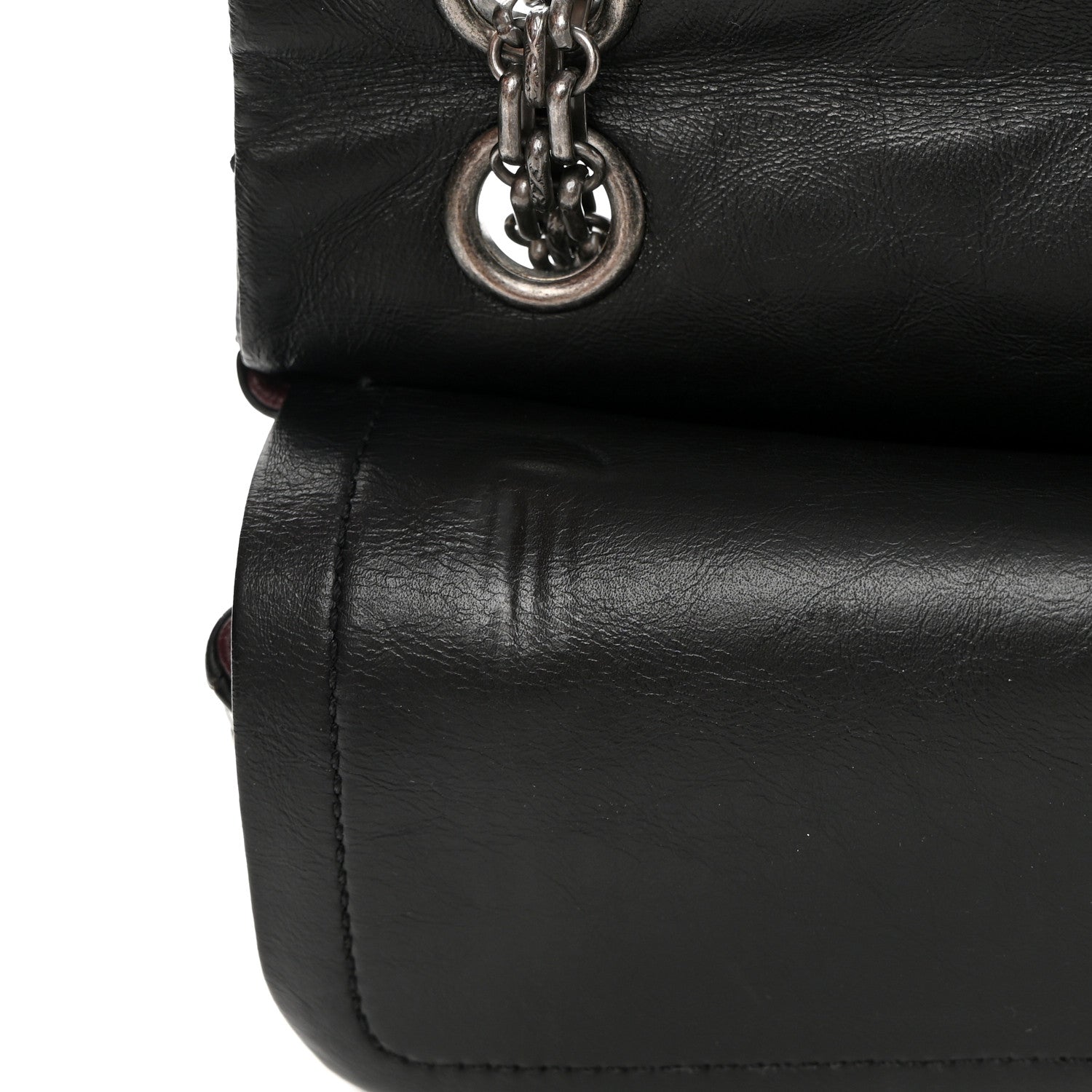 Chanel Aged Calfskin Quilted 2.55 Reissue 225 Flap Black 12 of 16