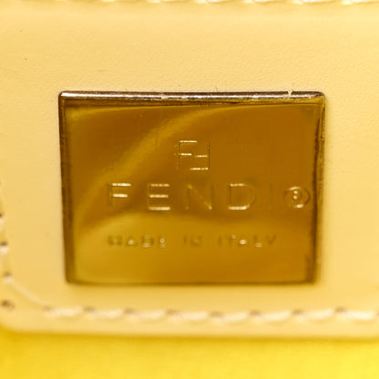 Fendi Canvas Beaded Baguette White Multicolor 6 of 17