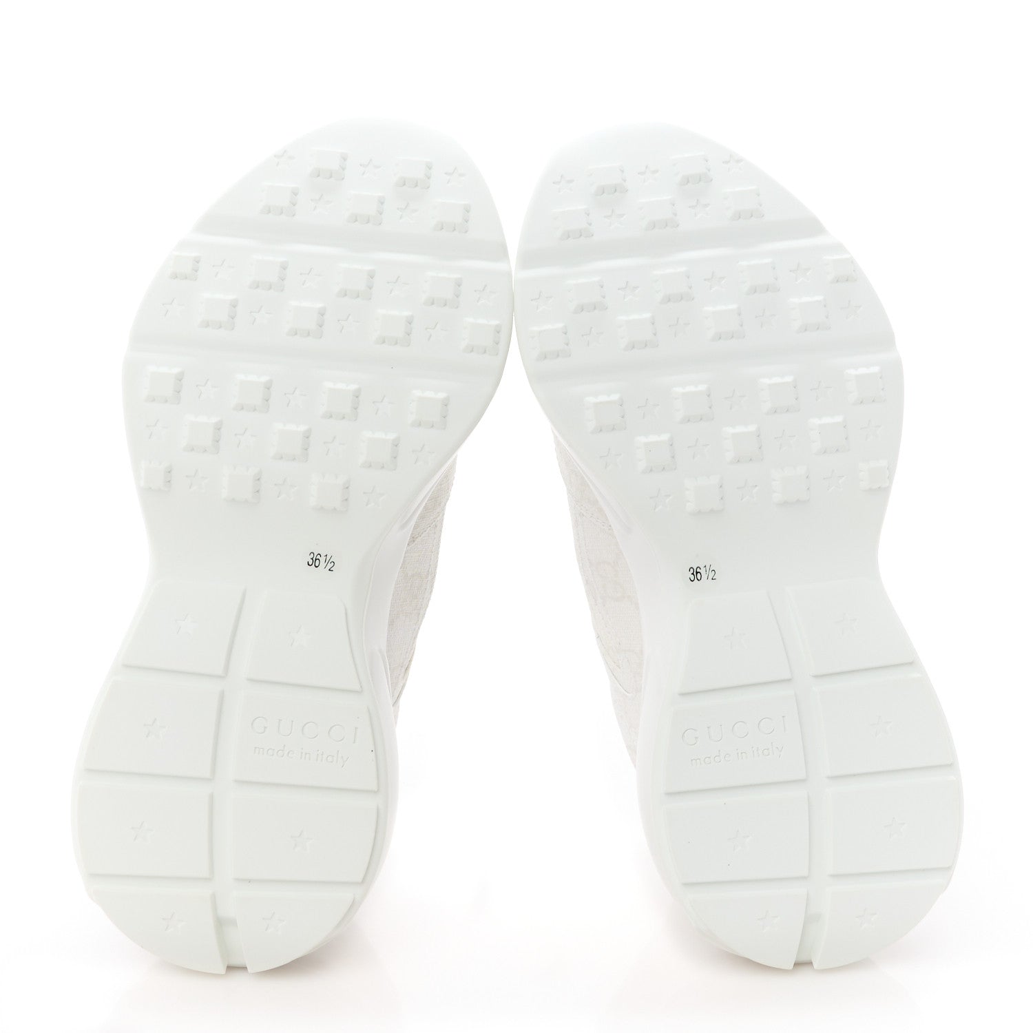 Gucci GG Supreme Monogram Womens Rhyton Sneakers 36.5 White 5 of 9