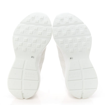 Gucci GG Supreme Monogram Womens Rhyton Sneakers 36.5 White 5 of 9