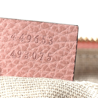 Gucci Calfskin Large Bamboo Clutch Pink 8 of 10