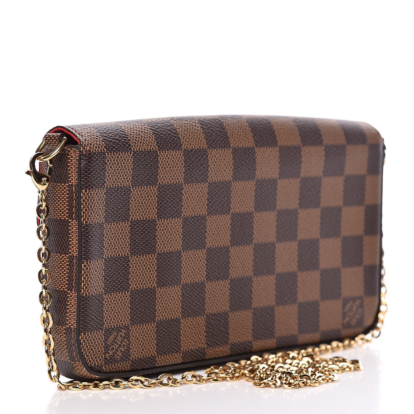 Damier Ebene Pochette Felicie Chain Wallet