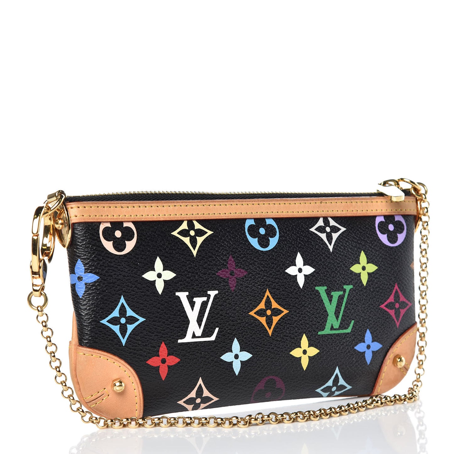 Monogram Multicolor Pochette Milla MM Black