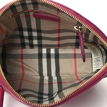 Burberry Grained Calfskin Orchard Crossbody Bright Rhubarb Pink 4 of 4