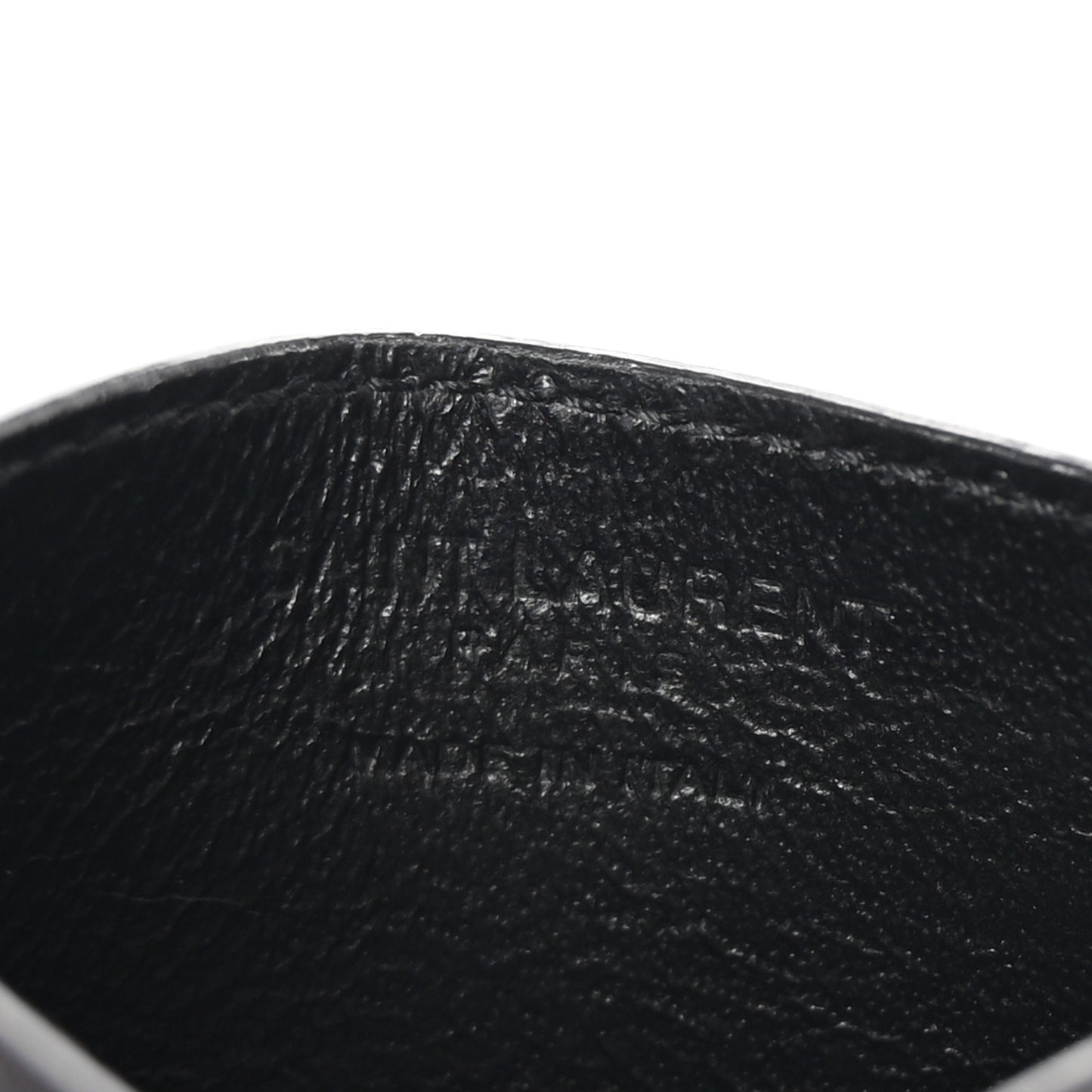 Calfskin Leopard Print Card Case Manto Naturale