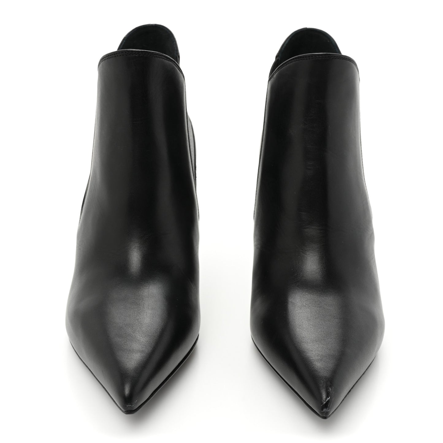 Calfskin Classic Paris Ela 80 Ankle Boots 39.5 Black