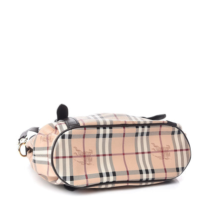 Burberry Haymarket Check Small Northfield Tote Chocolate 4 of 12