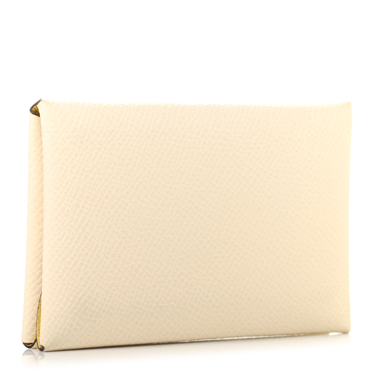 Epsom Verso Calvi Duo Card Case Nata Jaune Poussin