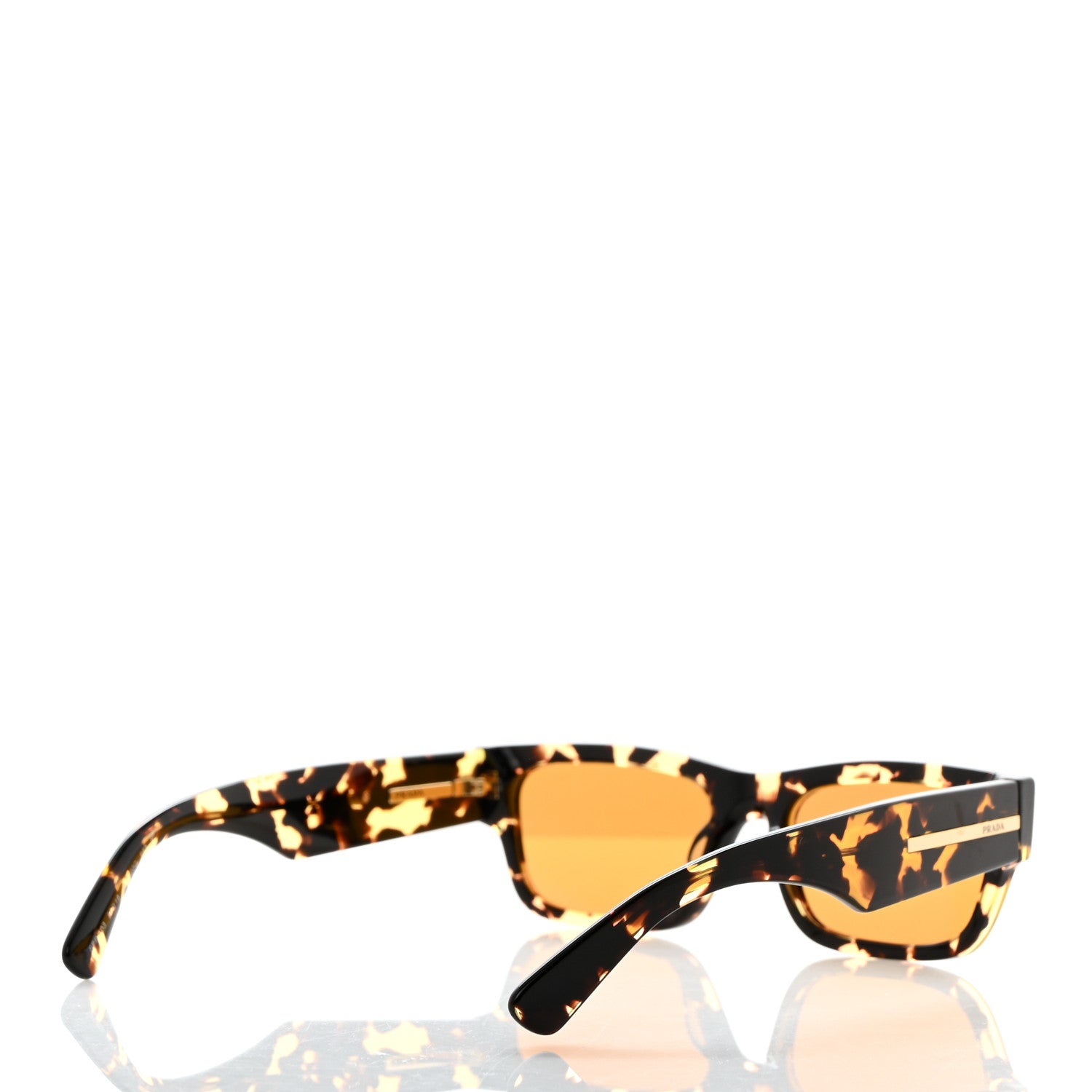 Prada Acetate Prada Logo Sunglasses SPR A03 Tortoise 4 of 8