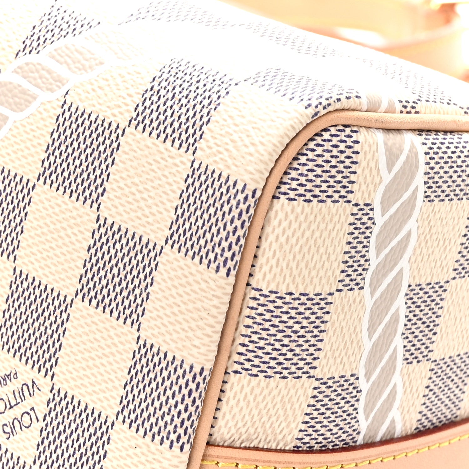 Louis Vuitton Damier Azur Nautical Speedy Bandouliere 25 12 of 12