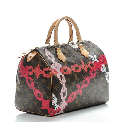 Louis Vuitton Monogram Bay Speedy 30 Rose Ballerine Poppy 3 of 7