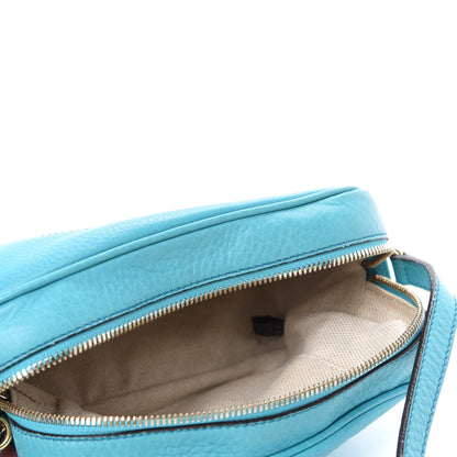 Gucci Pebbled Calfskin Small Soho Disco Bag Deep Cobalt 5 of 17