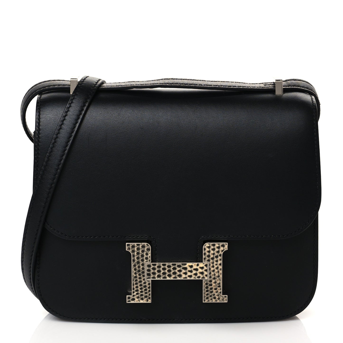 Veau Monsieur Lizard Constance 18 Black Ombre