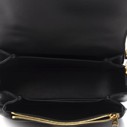 Louis Vuitton Grained Calfskin Vivienne NM Black 5 of 11