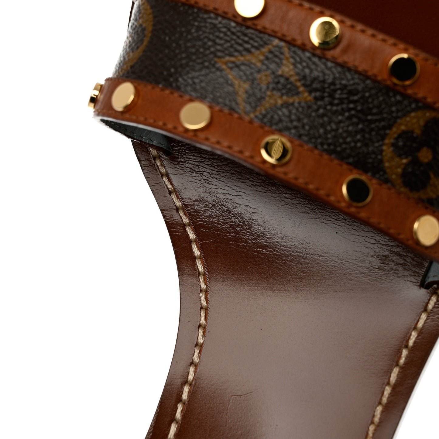 Calfskin Monogram Passenger Sandals 40 Cognac