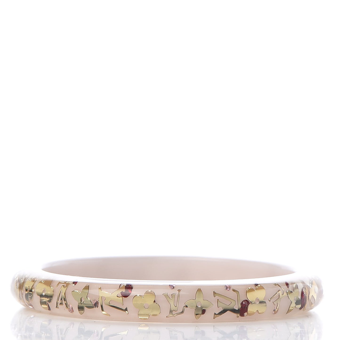 Resin Swarovski Large Inclusion Bracelet PM Parme
