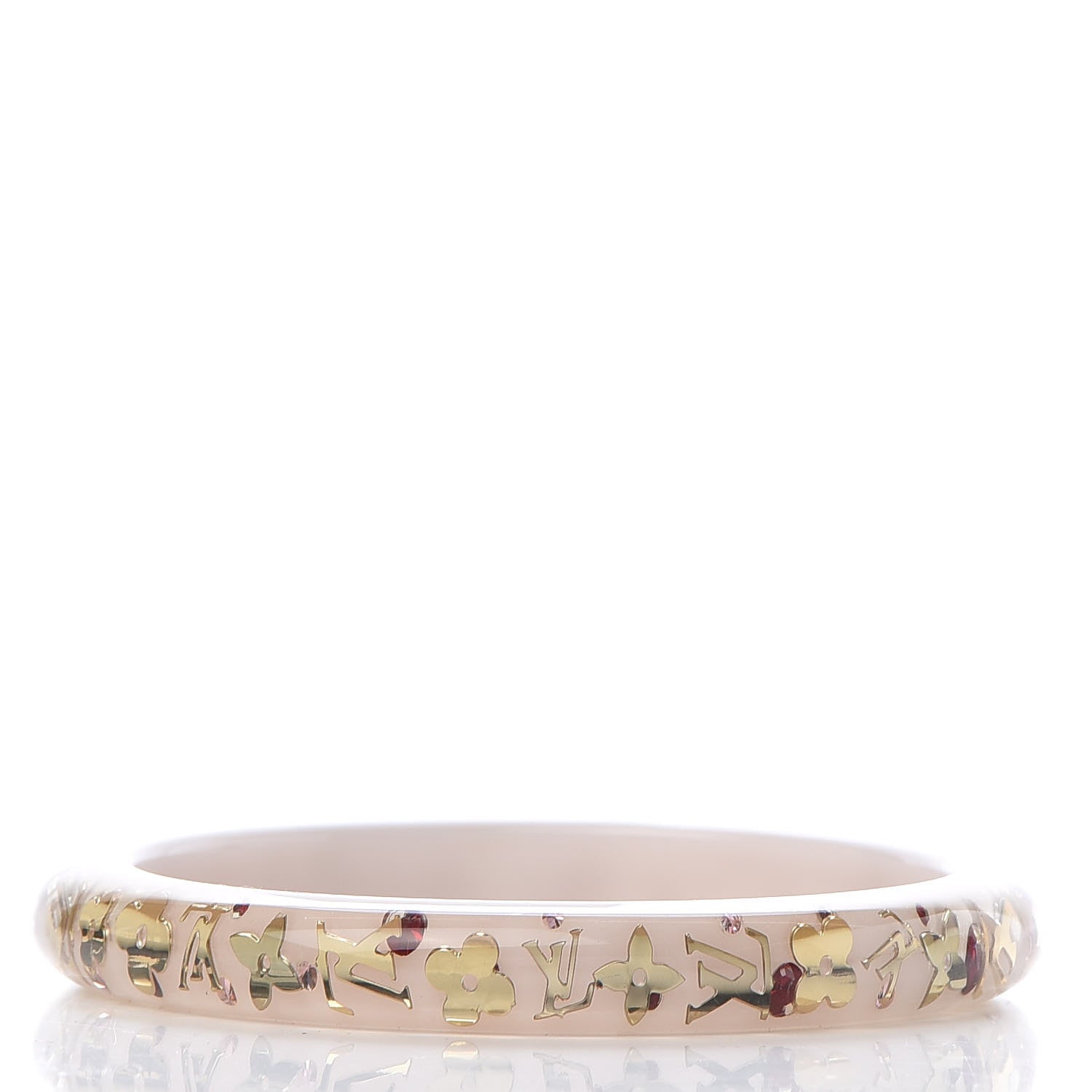Louis Vuitton Resin Swarovski Large Inclusion Bracelet PM Parme 3 of 5