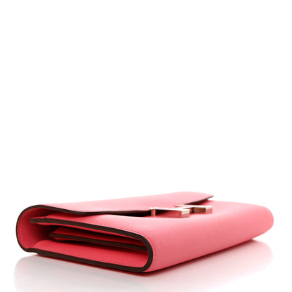 Hermes Evercolor Constance Long Wallet Rose Azalee 4 of 8