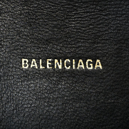 Balenciaga Metallic Calfskin Crocodile Embossed Hourglass Top Handle Bag XS Gold 6 of 14