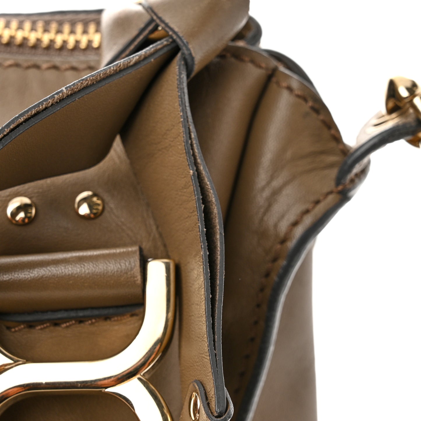 Calfskin Medium Marcie Satchel Anchor Grey
