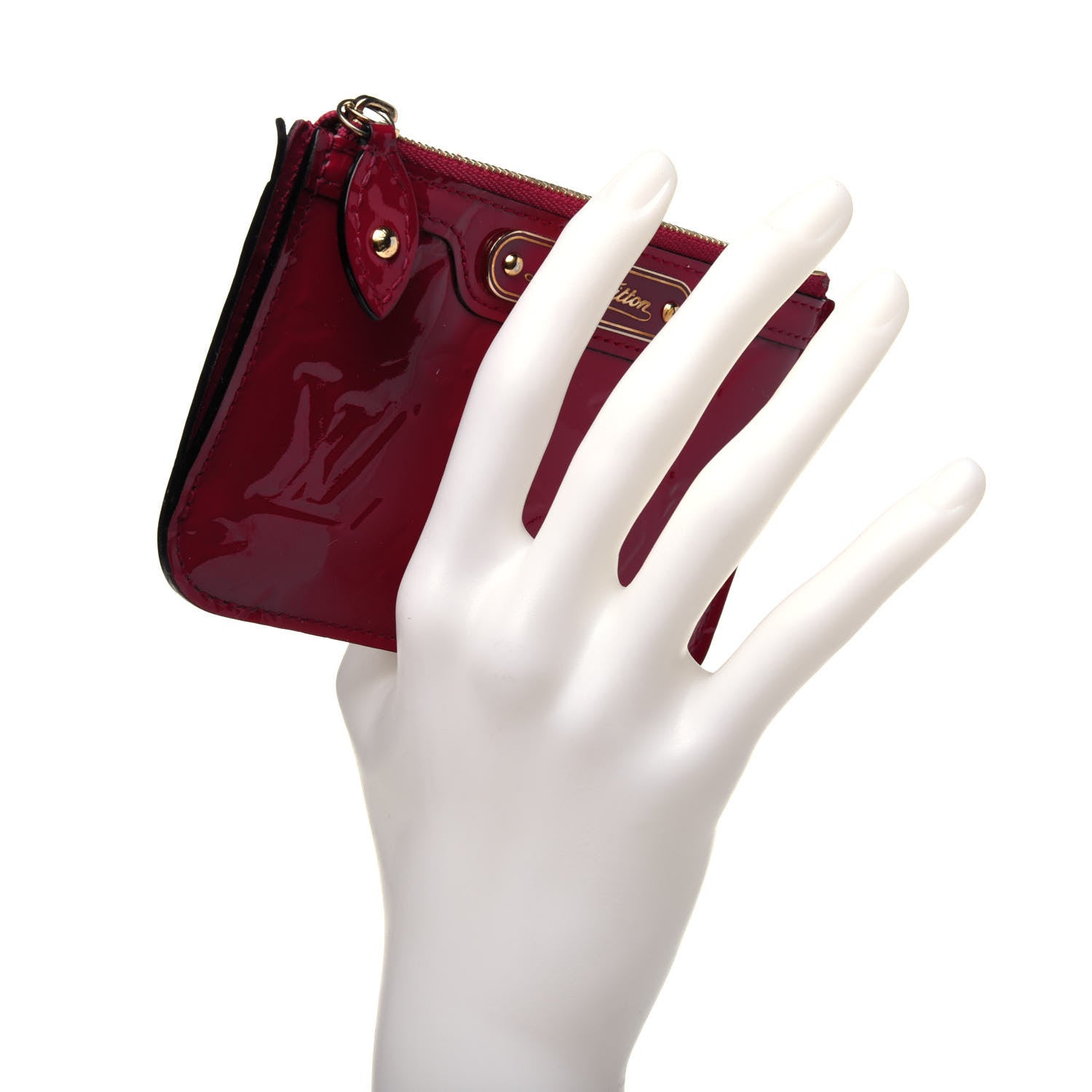 Louis Vuitton Vernis Key Pouch Rose Indien 2 of 14