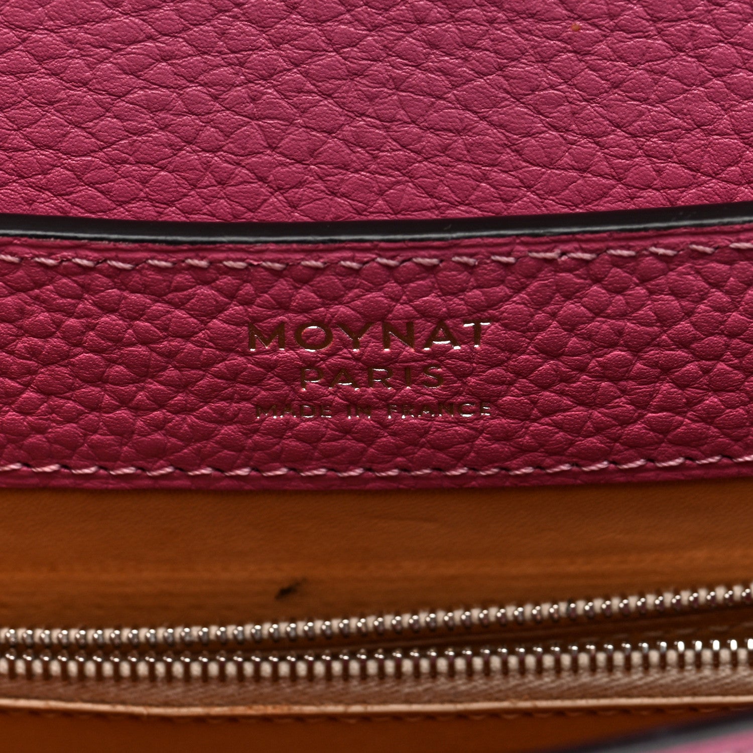 Moynat Taurillon Blush Rejane PM Pink 6 of 9