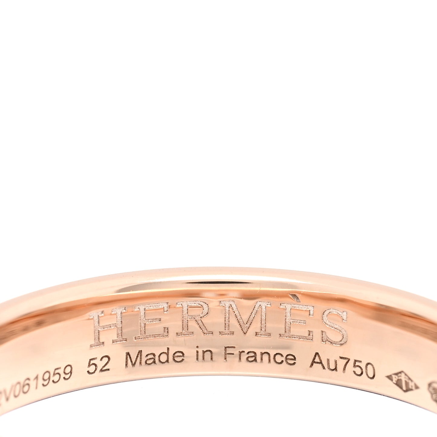 18K Rose Gold Diamond Ever Herakles Wedding Band Ring 52 6