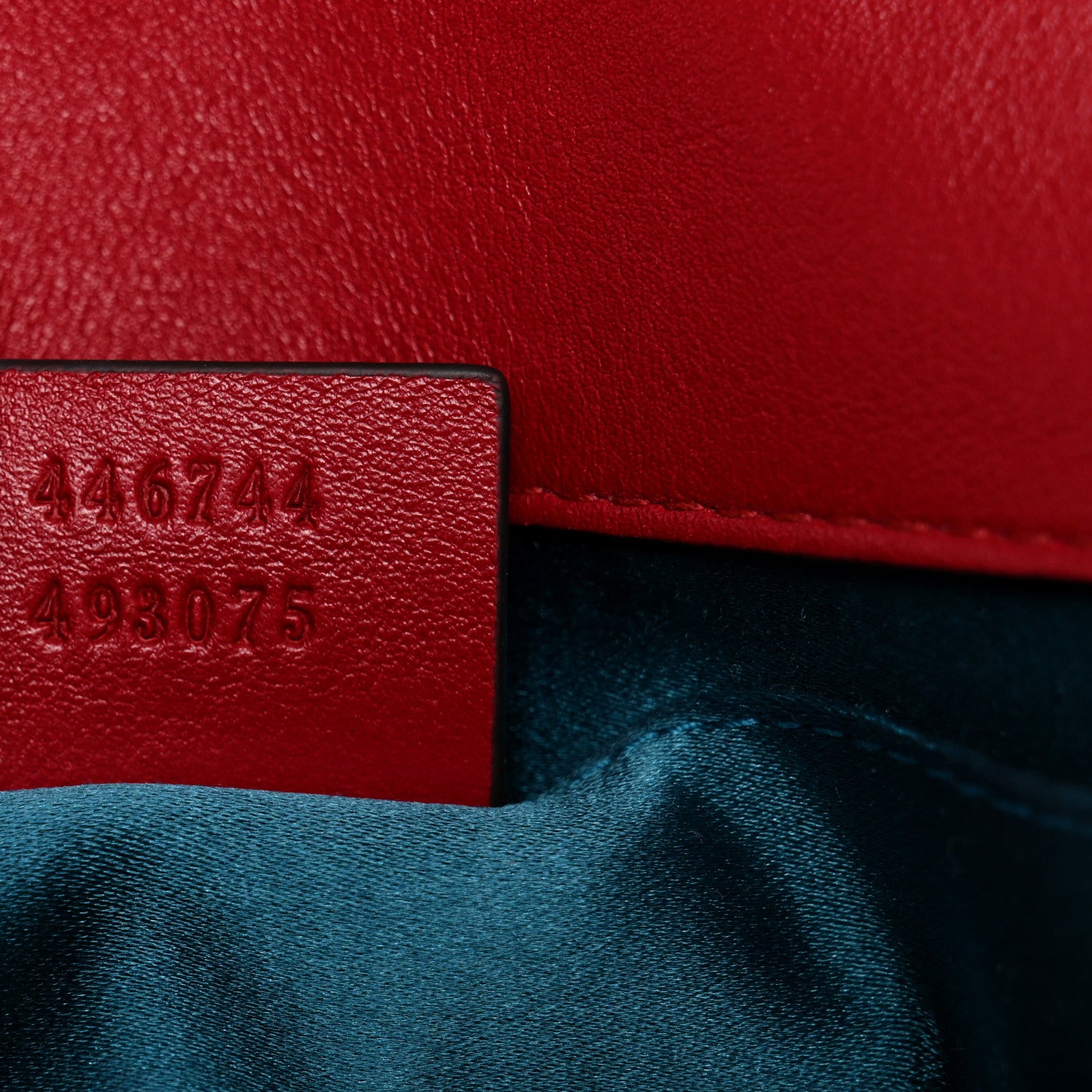 Gucci Velvet Matelasse Mini GG Marmont Shoulder Bag Hibiscus Red