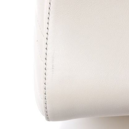 Gucci Calfskin Matelasse Medium GG Marmont Shoulder Tote Bag White 9 of 9