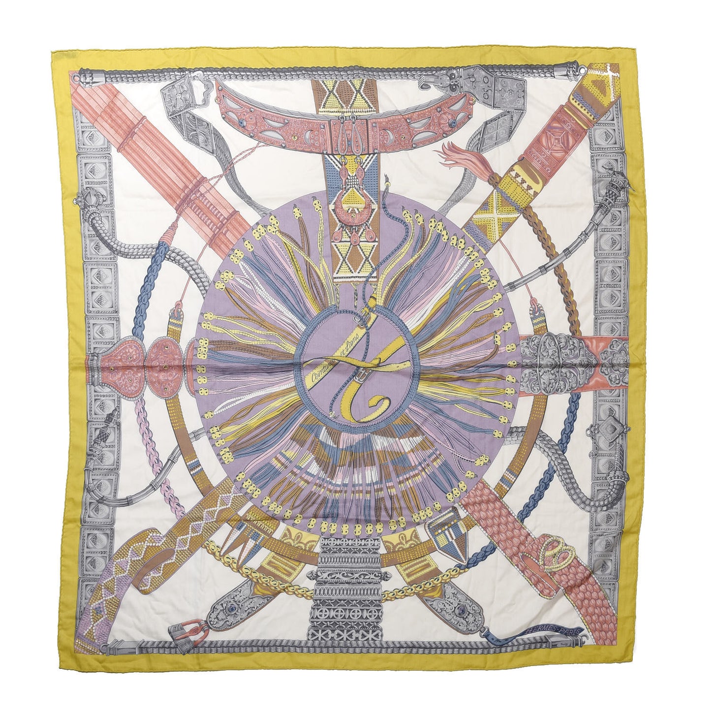 Cashmere Silk Ceintures et Liens Shawl 140