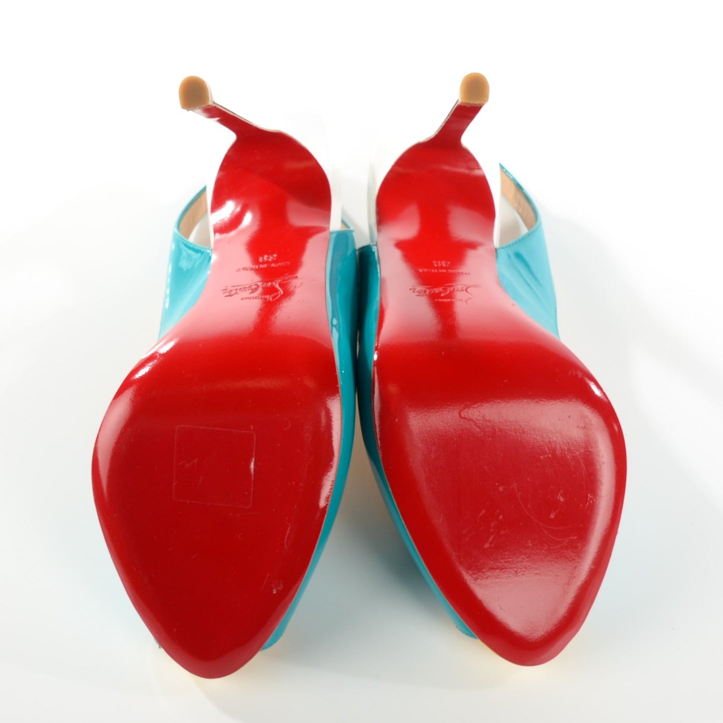 Patent Flo Sling 120 Pumps 39 Caraibes Canari