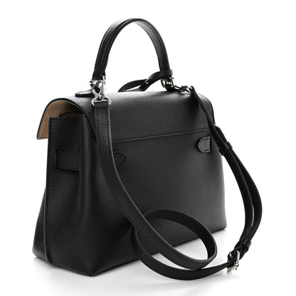 Louis Vuitton Calfskin Lockme Ever BB Black 3 of 9