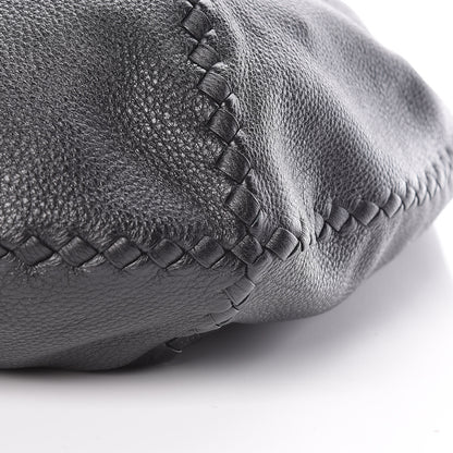 Bottega Veneta Cervo Deerskin Large Hobo Black 6 of 9