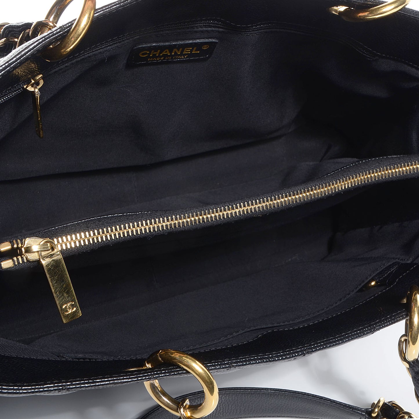 Caviar Grand Shopping Tote GST Black